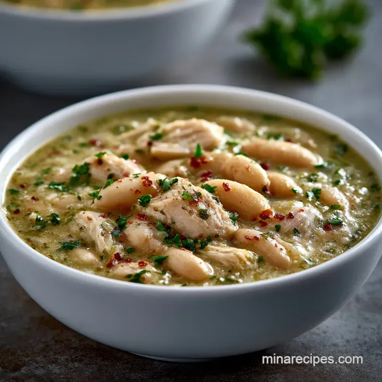 White Chicken Chili: Thick and Creamy