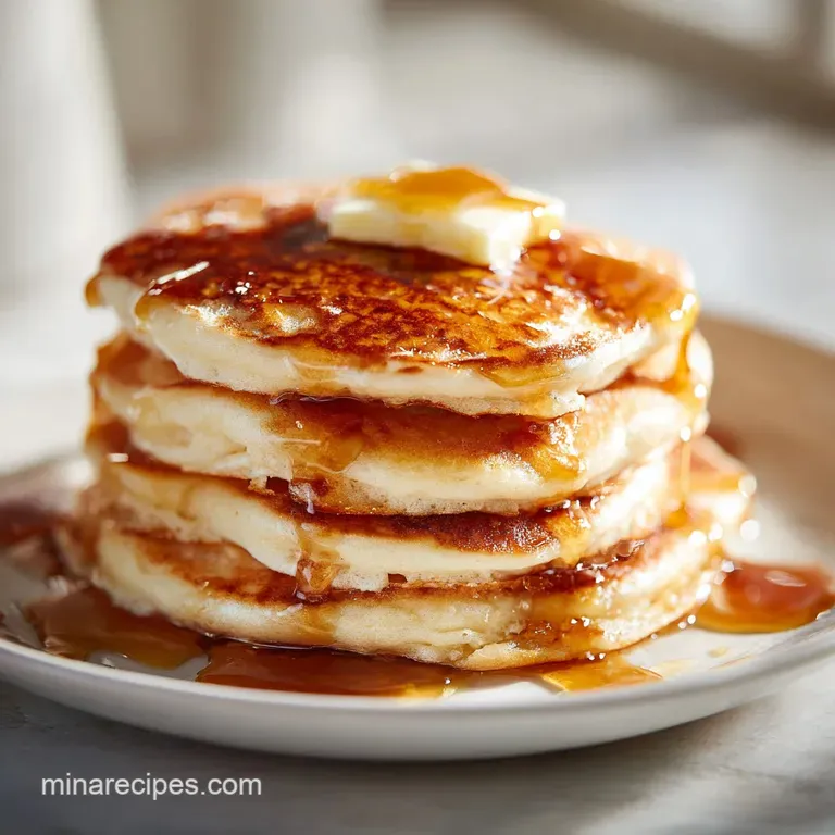 Easy Fluffy Pancakes From Scratch: Golden and Thick