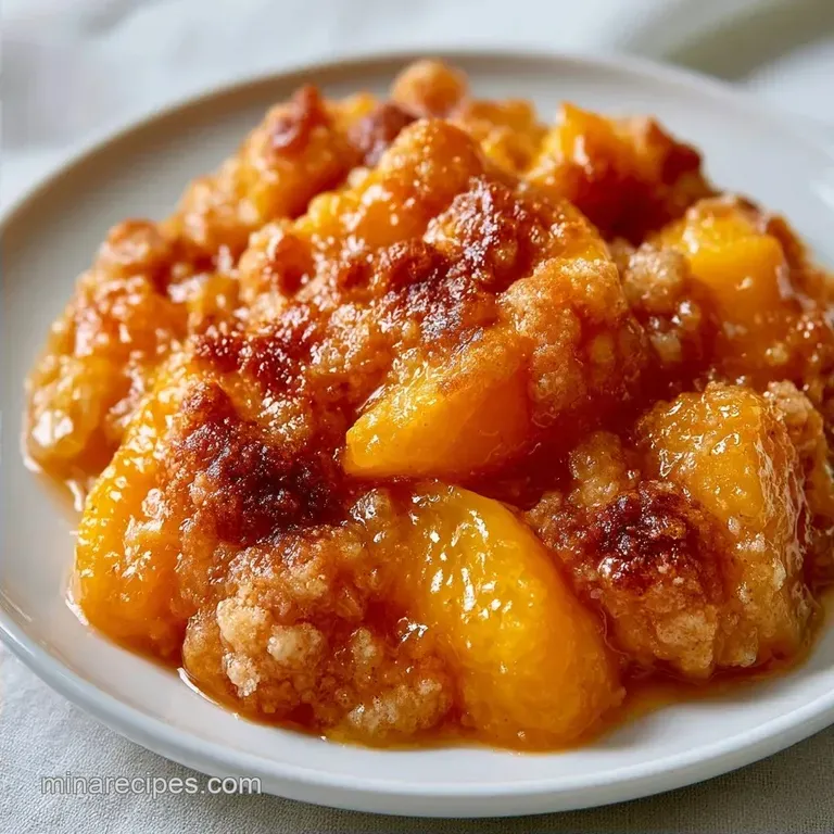 Old Fashioned Fresh Peach Cobbler