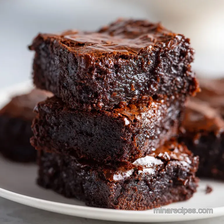 Fudgy Brownies: Ultra Rich and Dense