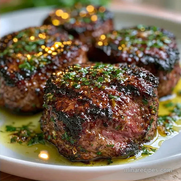 Grilled Venison Backstrap with Garlic and Rosemary