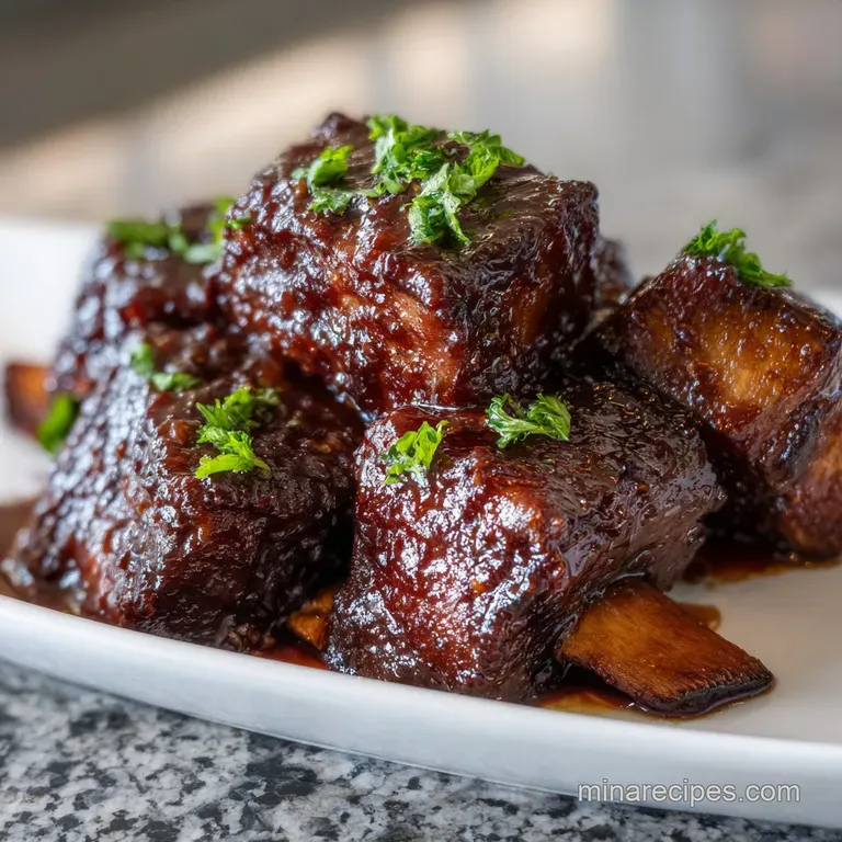 Korean Beef Short Ribs: Tender and Sticky