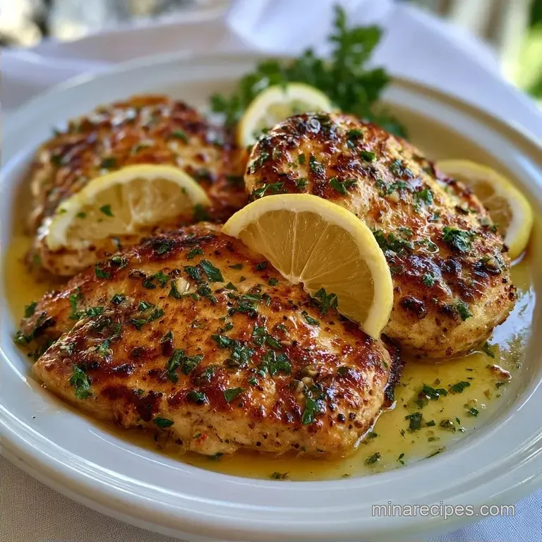Low Calorie Chicken Dinner with Lemon Garlic
