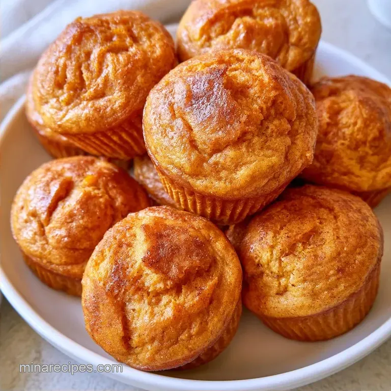 Moist Pumpkin Spice Muffins with a Cinnamon Crust