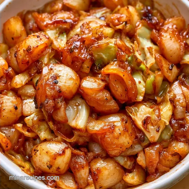 Caramelized Saut&eacute;ed Cabbage and Onions
