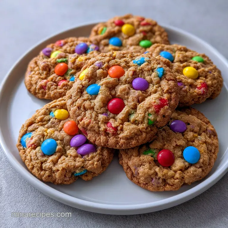 Soft & Chewy M&M Cookies: Baked and Golden
