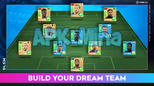 تحميل لعبة دريم ليج 2024 مهكرة Dream League Soccer للاندرويد من ميديافاير