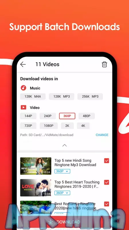 تحميل برنامج vidmate القديم نسخة 2.61 للاندرويد من ميديافاير برابط مباشر