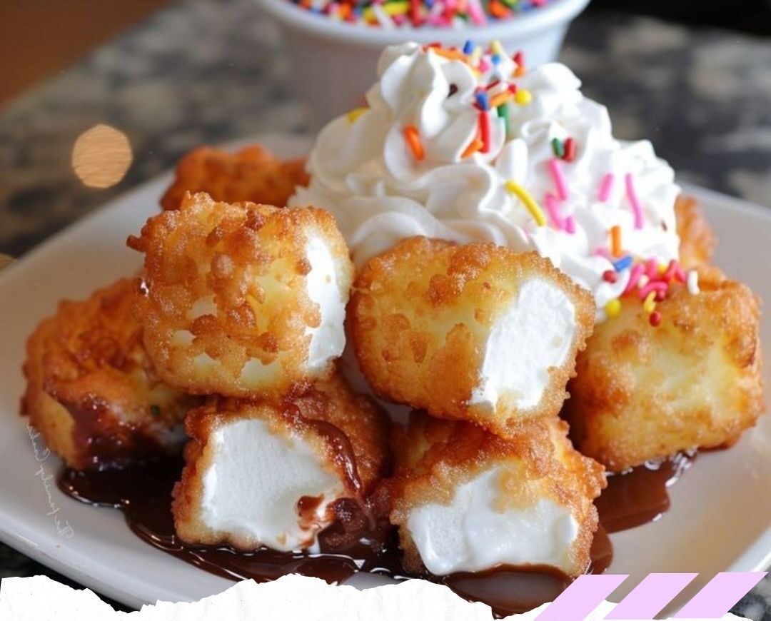 Deep Fried Marshmallow - Mina Recipes